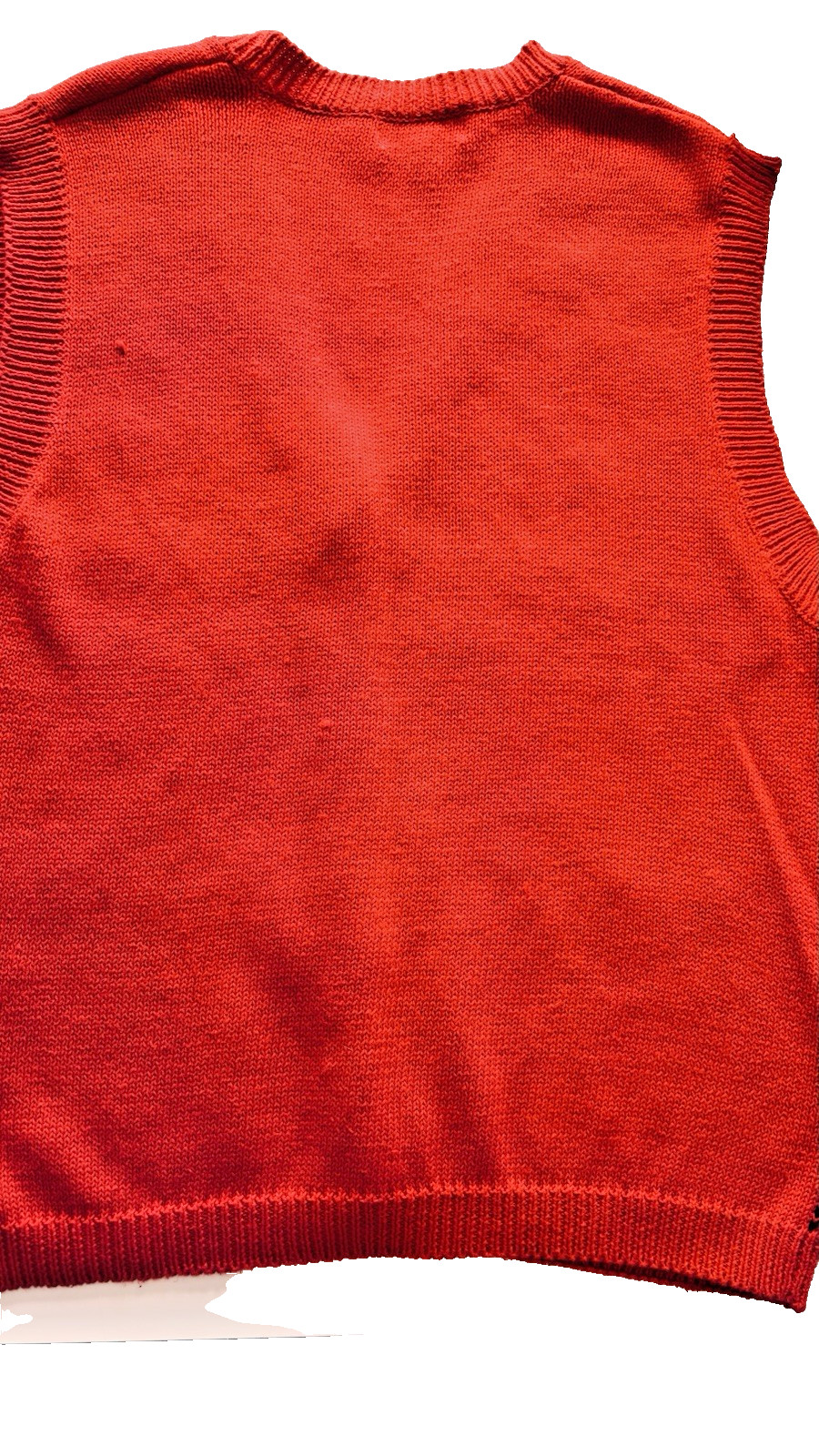Vintage Alfred Dunner Scottie Dog Red Christmas/Holiday Sweater Vest Size Large