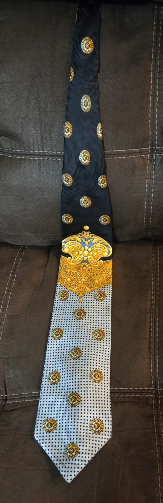 1990s Very RARE Vintage Gianni Versace Multicolor Silk Tie!❤️
