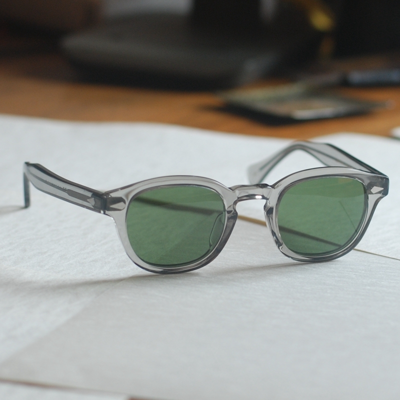 Vintage G15 green polarized sunglasses johnny depp sage acetate glasses UV400