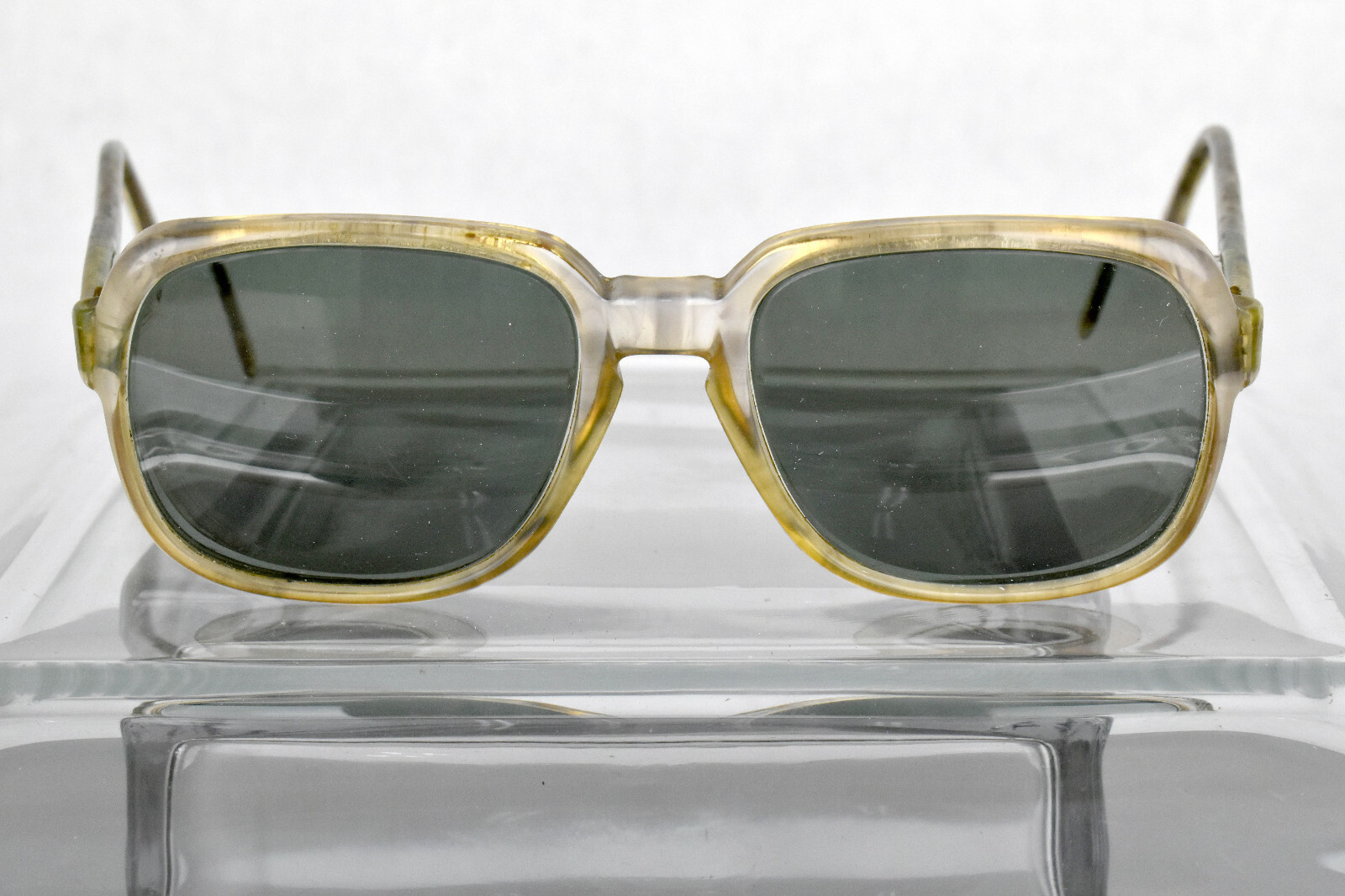 VTG Safilo Contempora 653 Sunglasses Eyeglasses Frames Clear Smoke Plastic