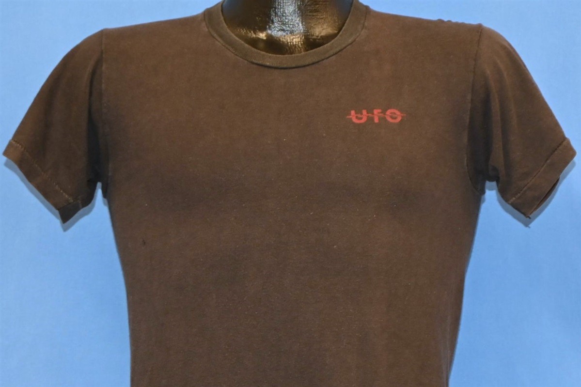 vintage 70s I WAS OBSESSED BY UFO GRIFFITH PARK OBSERVATORY LA 1978 t-shirt S