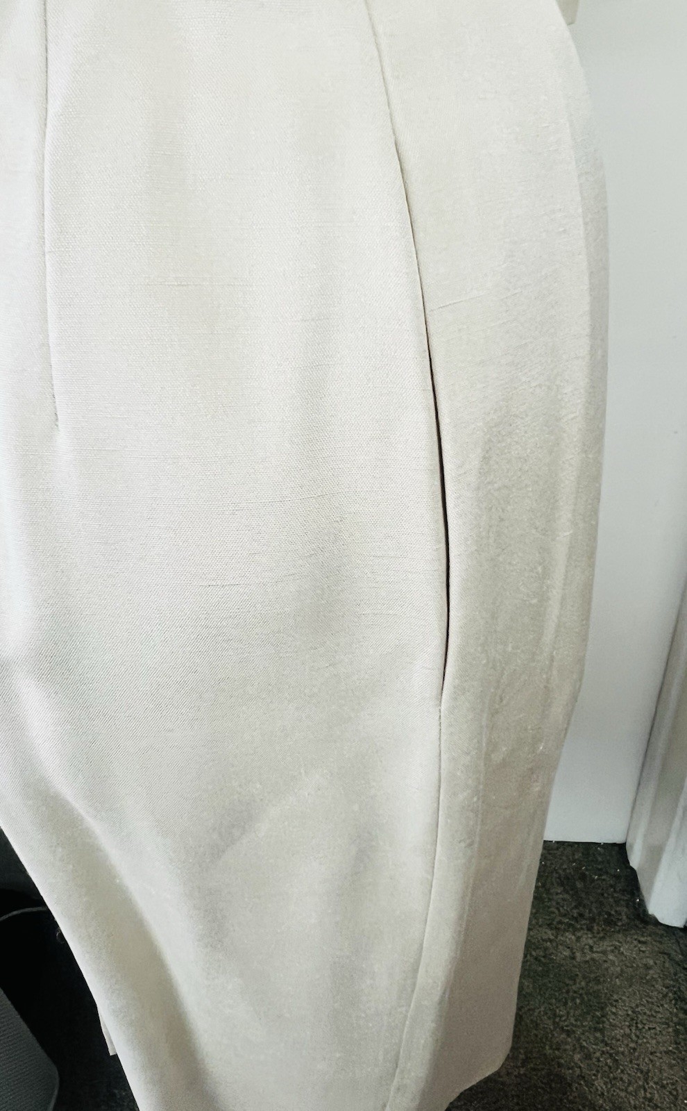 80’s Christian Dior Skirt Suit Women’s Sz:10 Cream/off White Prime Double Breast