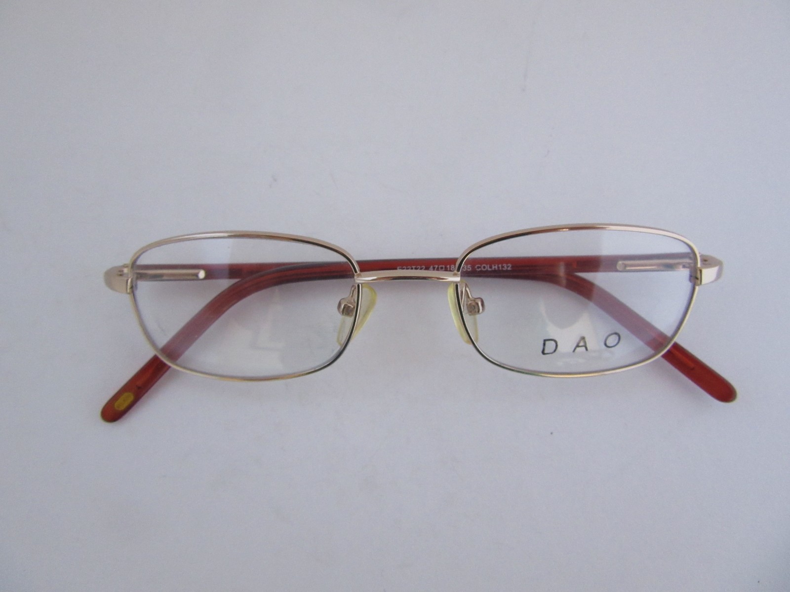 Lot of 6 Vintage Dao Women’s Small Metal with Plastic Eyeglasses Frames NOS