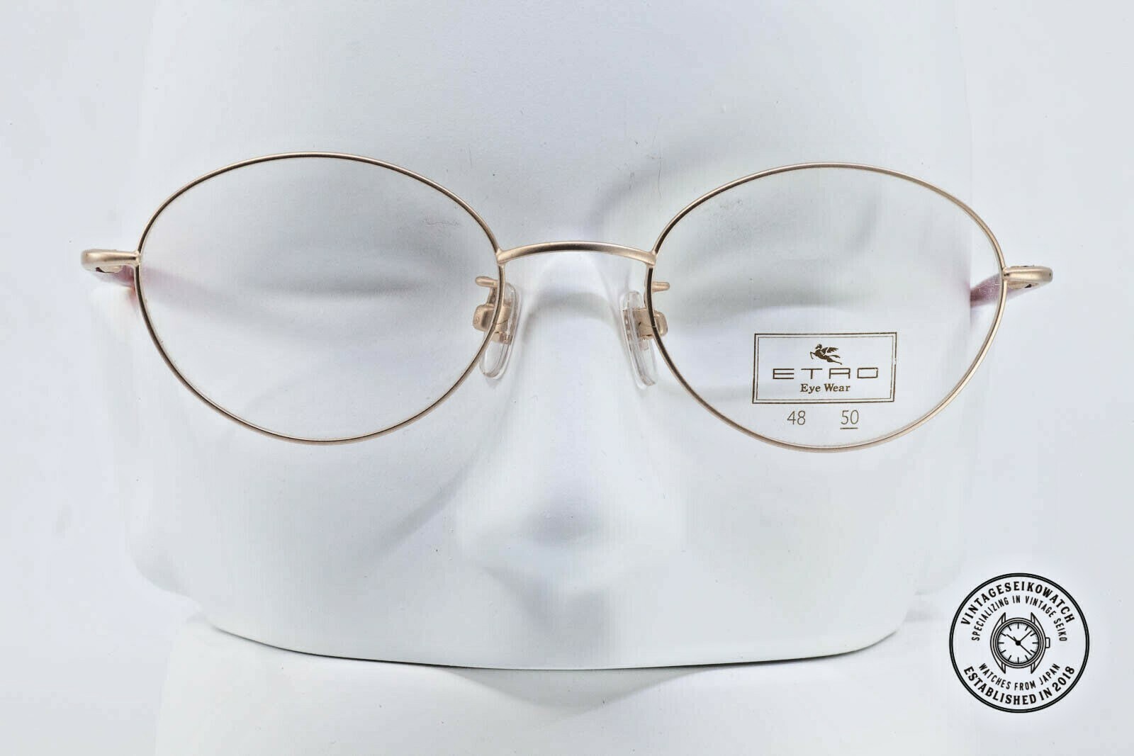 Vintage ETRO ETRO22 50/20-135 Unisex Adults Eyeglass Frames NEW Japan