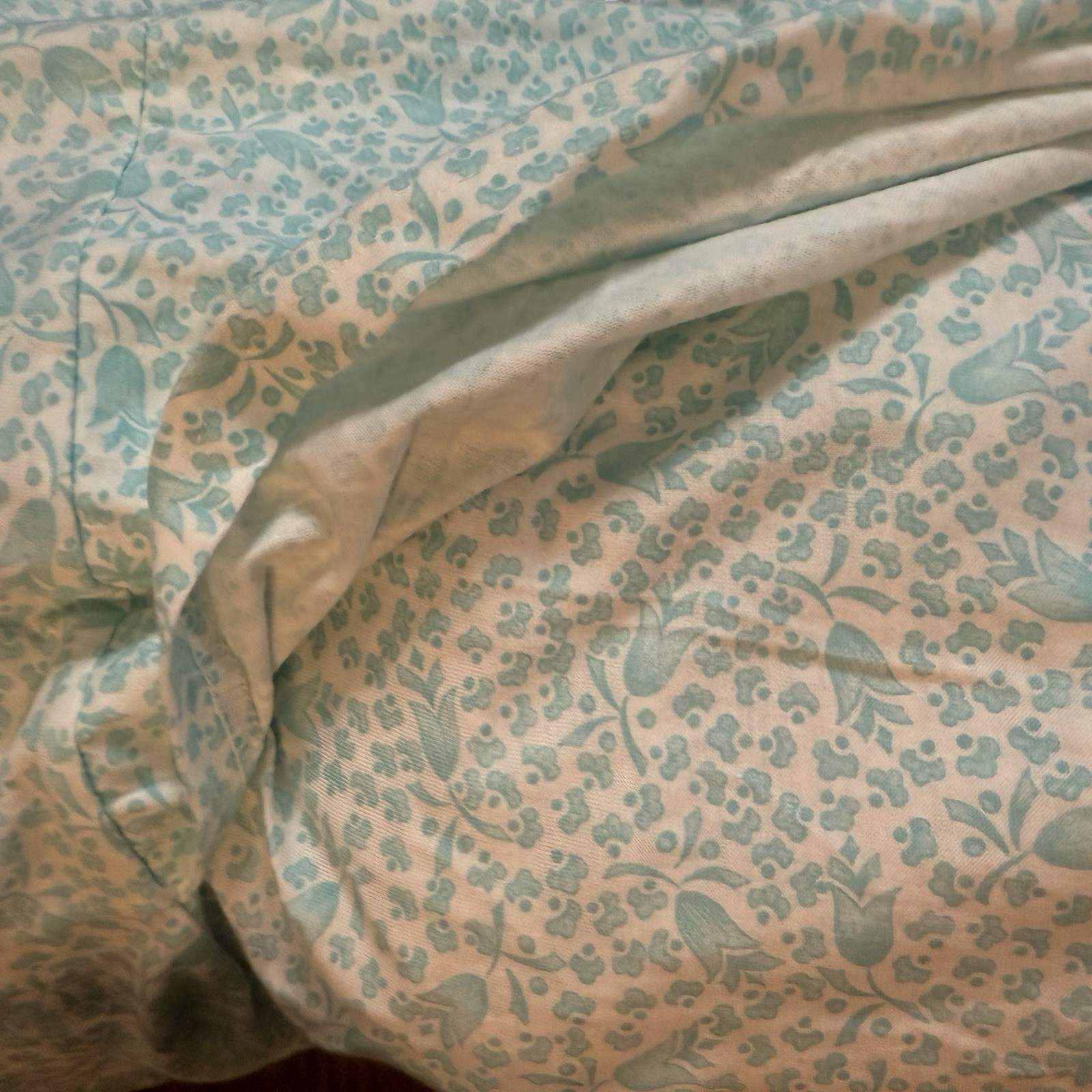 Vintage Modest Nightgown XL 44/46 So Soft Long Baumwolle Open Back Hospital Pjs