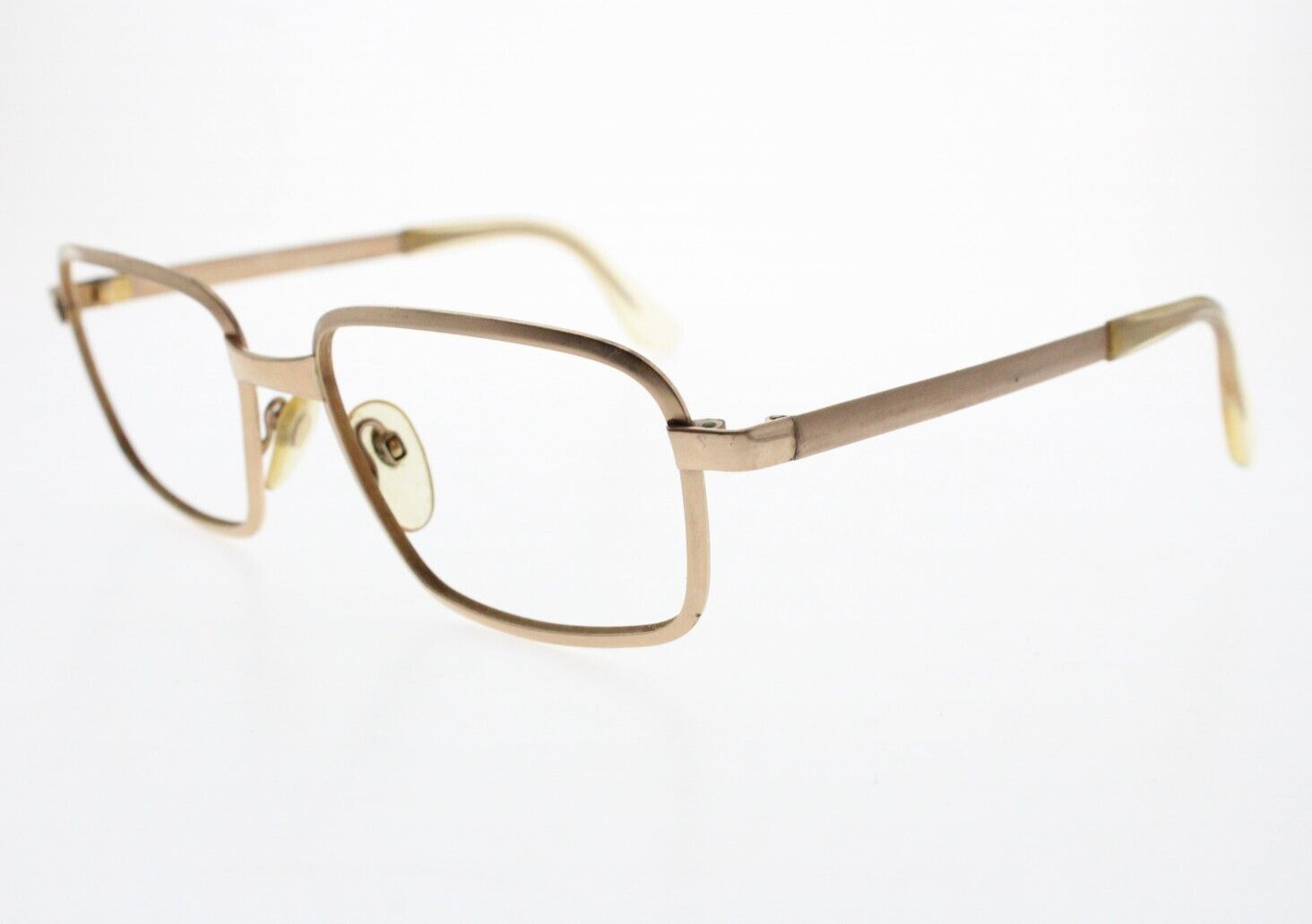VTG 60S RODENSTOCK CONVENT WHITE GOLD 1/10 12k FILLED EYEGLASSES FRAME GERMANY
