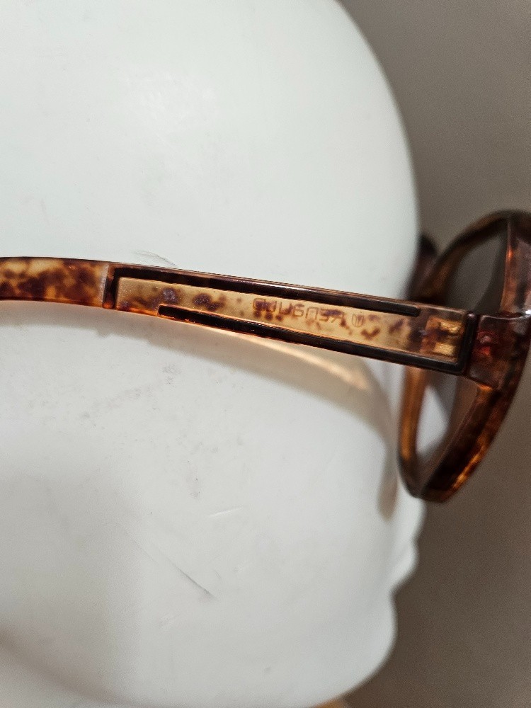 Vintage Renauld of France Oversized Tortoiseshell Sunglasses Retro Glam Jackie O