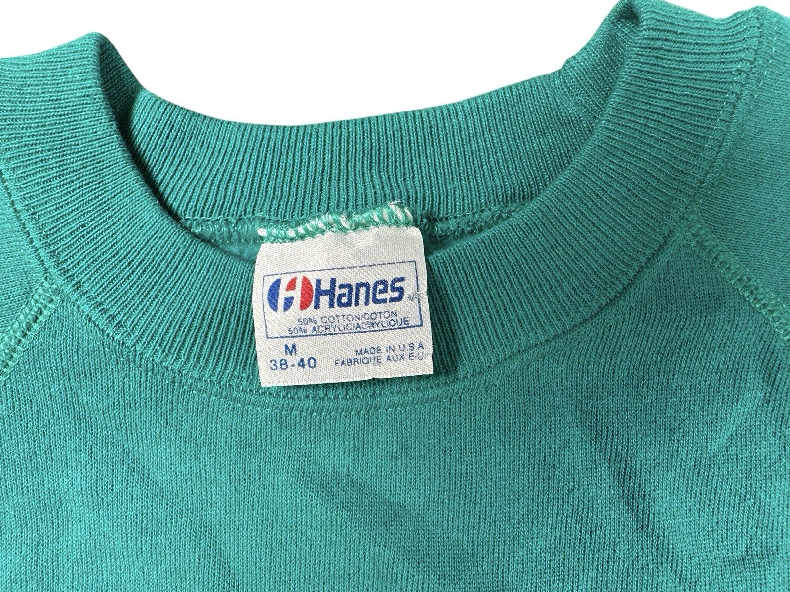 Vintage Ravinia Festival 80s Teal Crewneck Sweatshirt Adult Medium