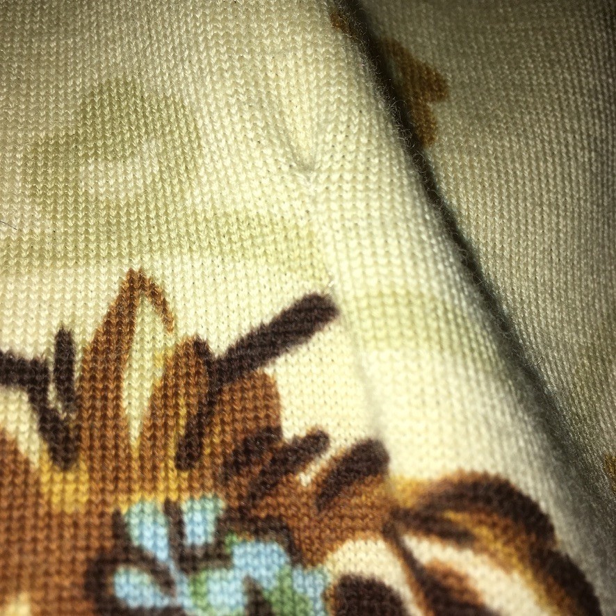 GOLDWORM SIZE 14 MADE IN ITALY WINTER FALL WOOL 1970S DRESS PSYCHEDELIC VINTAGE