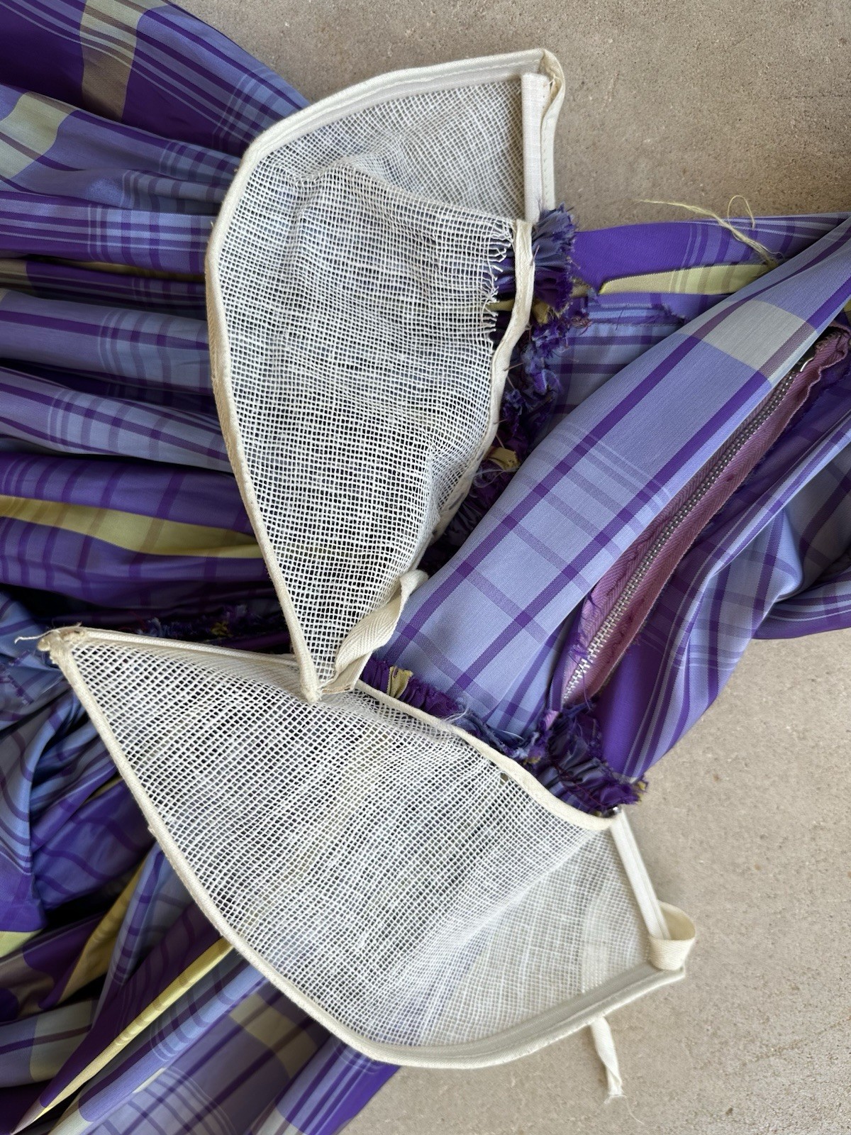 1940s A Bon-Ray Design Plaid Taffeta Party Dress Bustle Back Cocktail Gown VTG