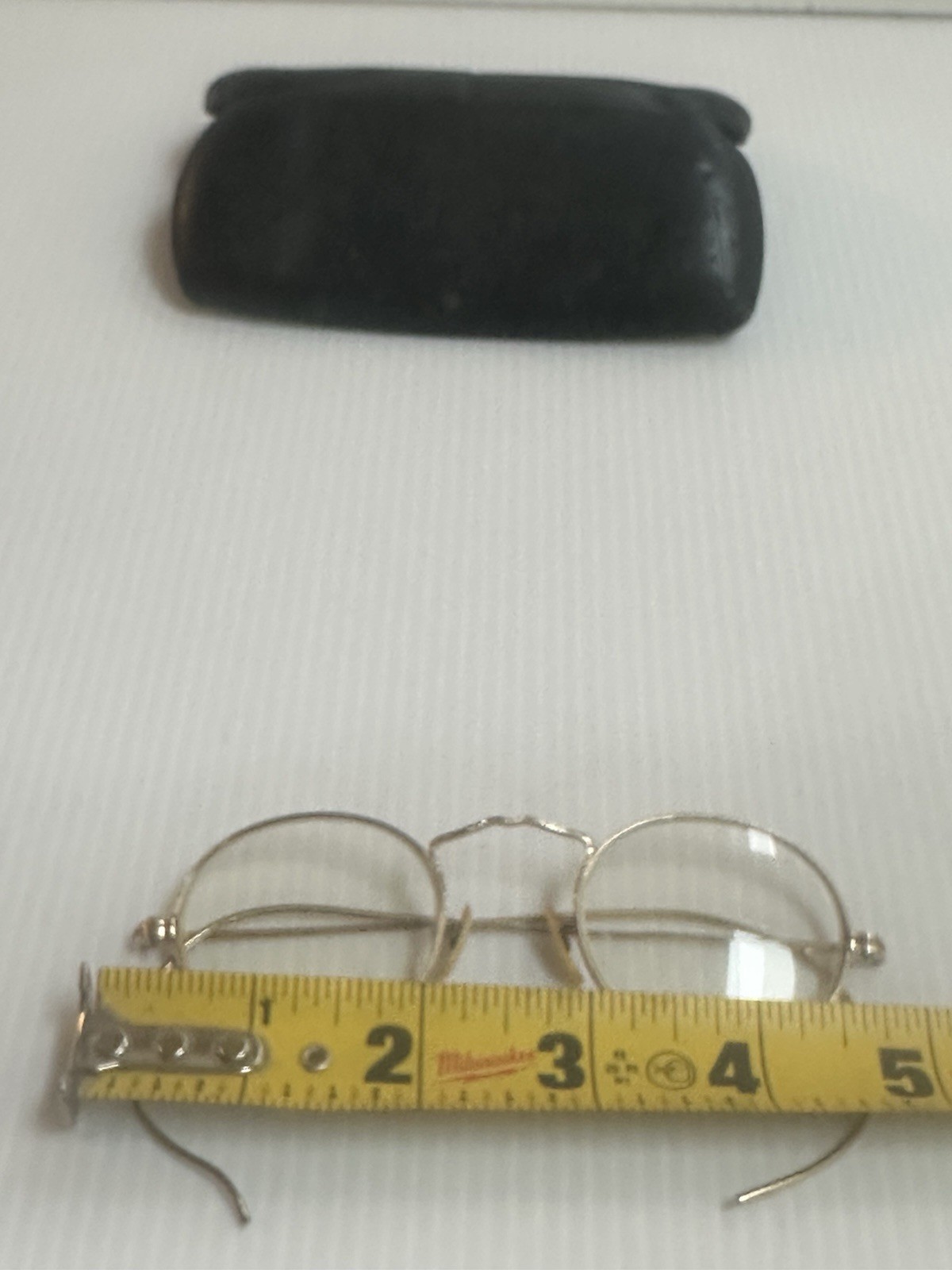 ANTQ WAHL ROUND BIFOCALS EYEGLASSES 1/10-12K GOLD FILLED 120MM IN ORIGINAL BOX