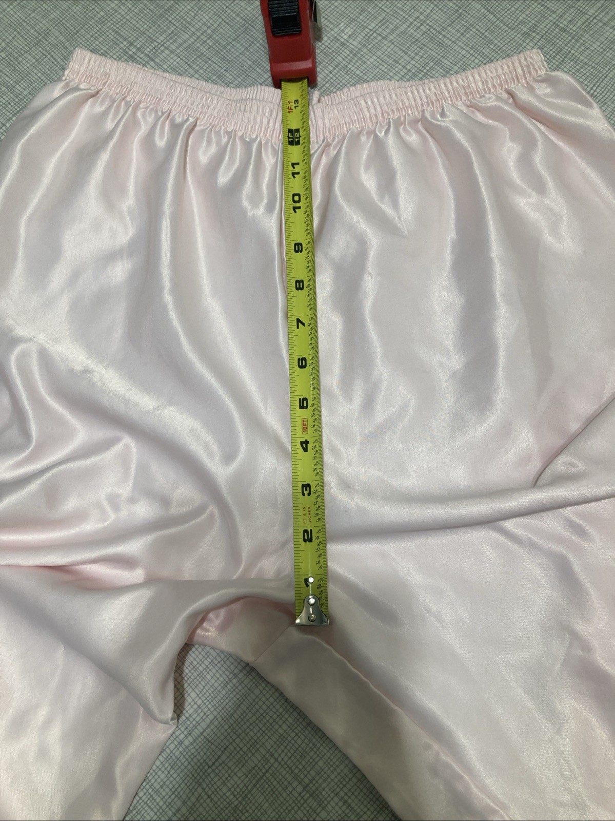 VTG 80s Barbizon Pink Pajama Set L Babydoll Top Pants Embroidered Lace Coquette
