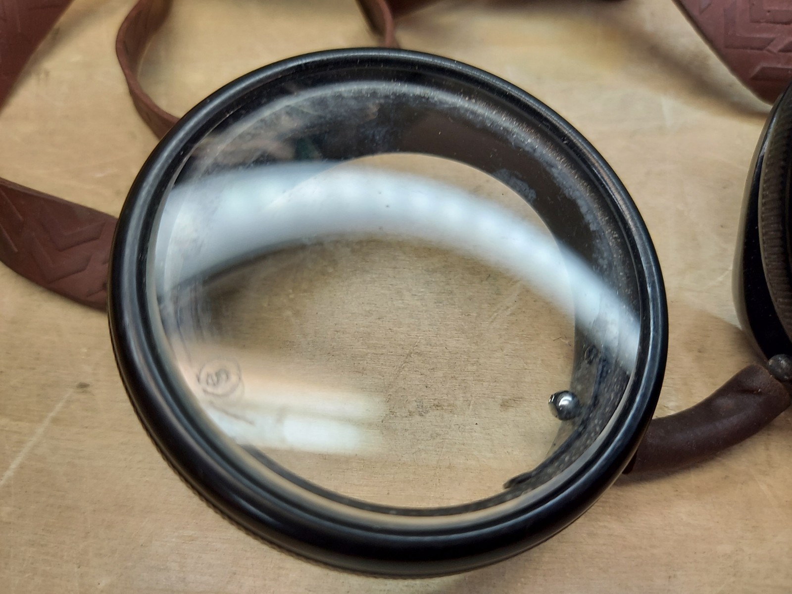 Vintage Drednaut Safety Goggles 50 mm American Optical Co. No. 120 Steampunk