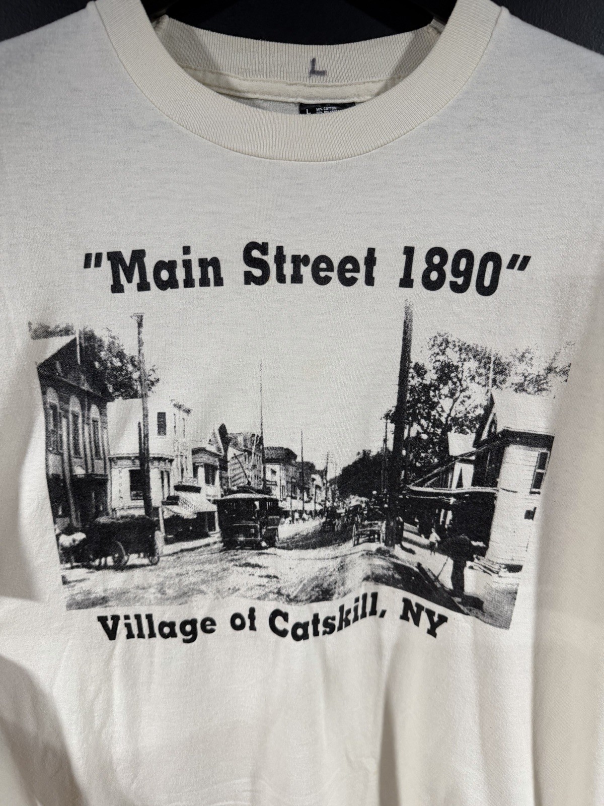 1995 Vintage New York Catskill Grunge Punk Single Stitch Tee L