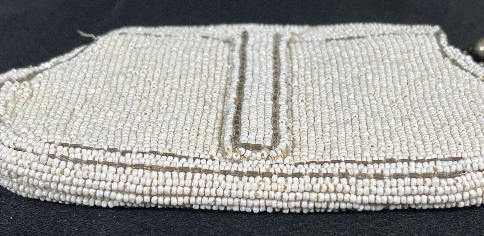 VTG 1930’s Small Hand Beaded Handmade Purse Made In Czechoslovakia