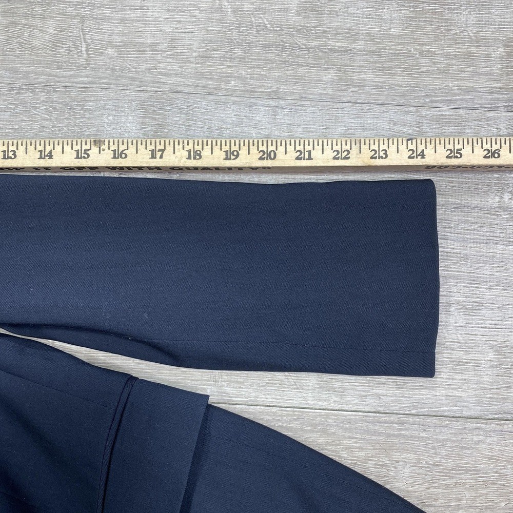 Banana Republic Blazer Mens 38S Navy Lanificio Cerruti Two Button Sport Coat
