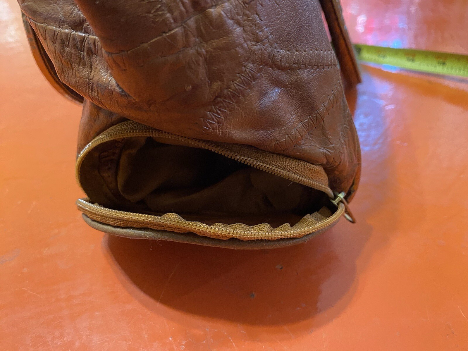 Vintage Sam Dae Rose Leather Purse/Handbag. New Old Stock. Korea. READ!