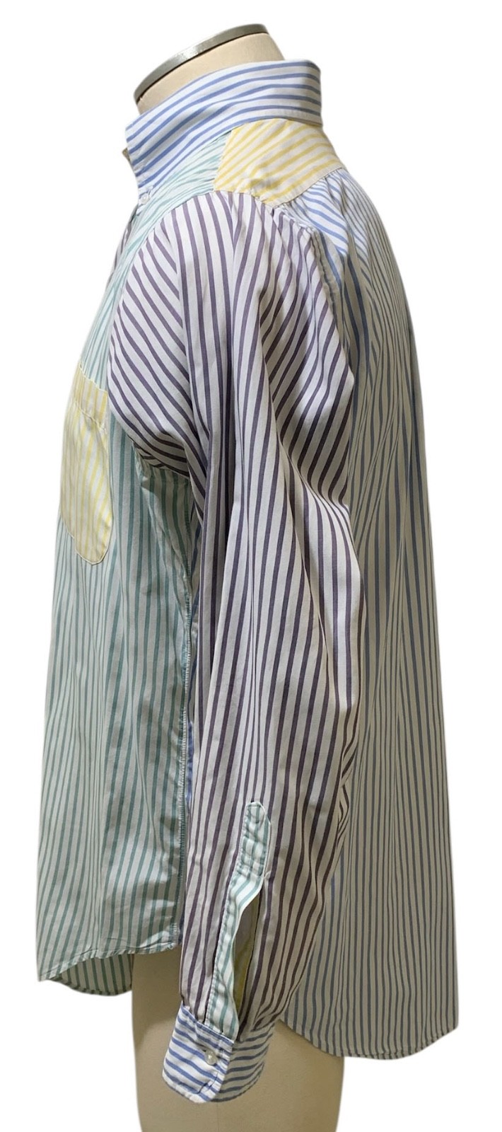 BROOKS BROTHERS Makers Vintage 80s LS Stripe “Fun Shirt” Size 15 1/2-R (M) USA