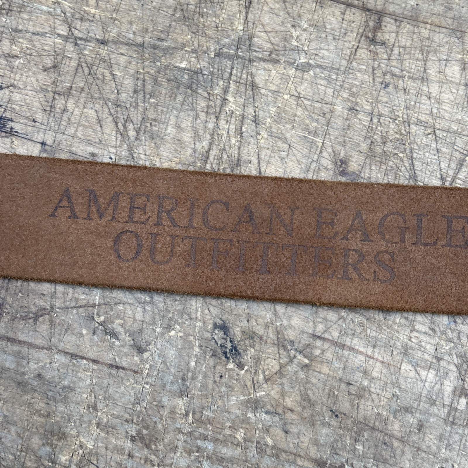 Vintage American eagle Outfitters Brown Genuine Thick leather Belt