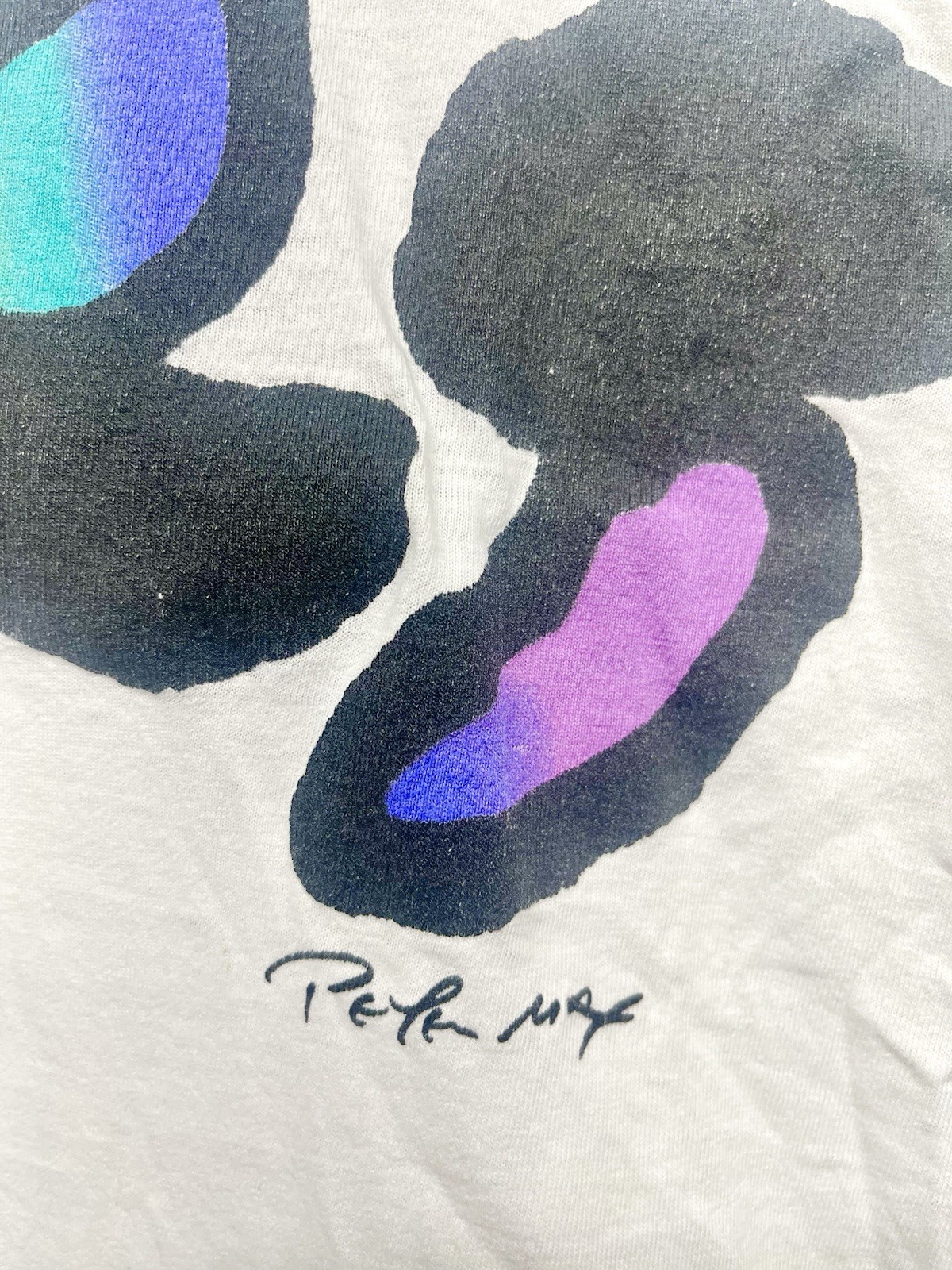 VINTAGE 1994 YES TALK PETER MAX WORLD TOUR BAND T-SHIRT L