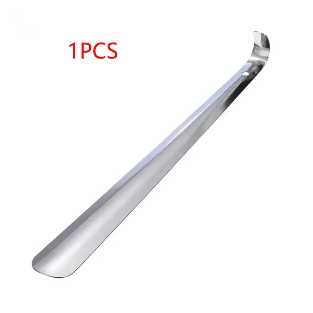 Extra Long Handle Shoe Horn Stainless Steel Handled Metal Shoehorn Horns New