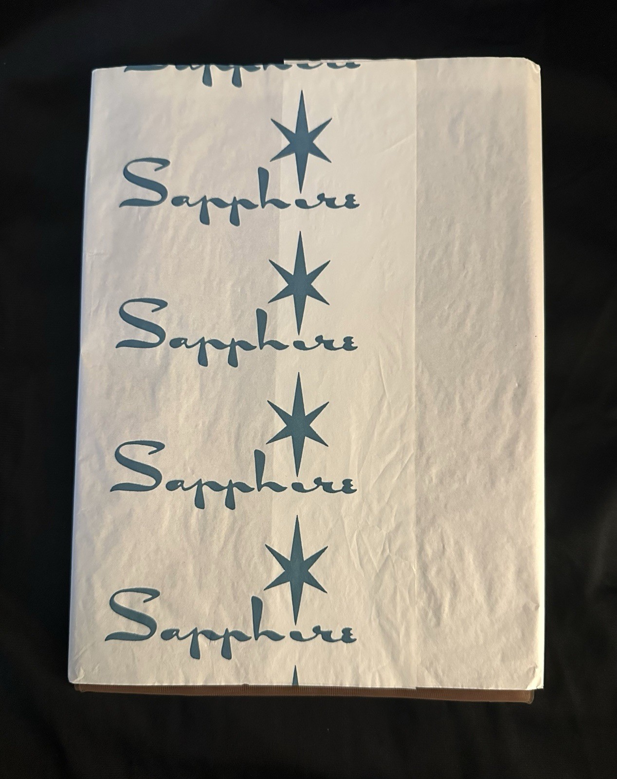 Sapphire Demi-Sandal Nylon Stockings 10 1/2 L