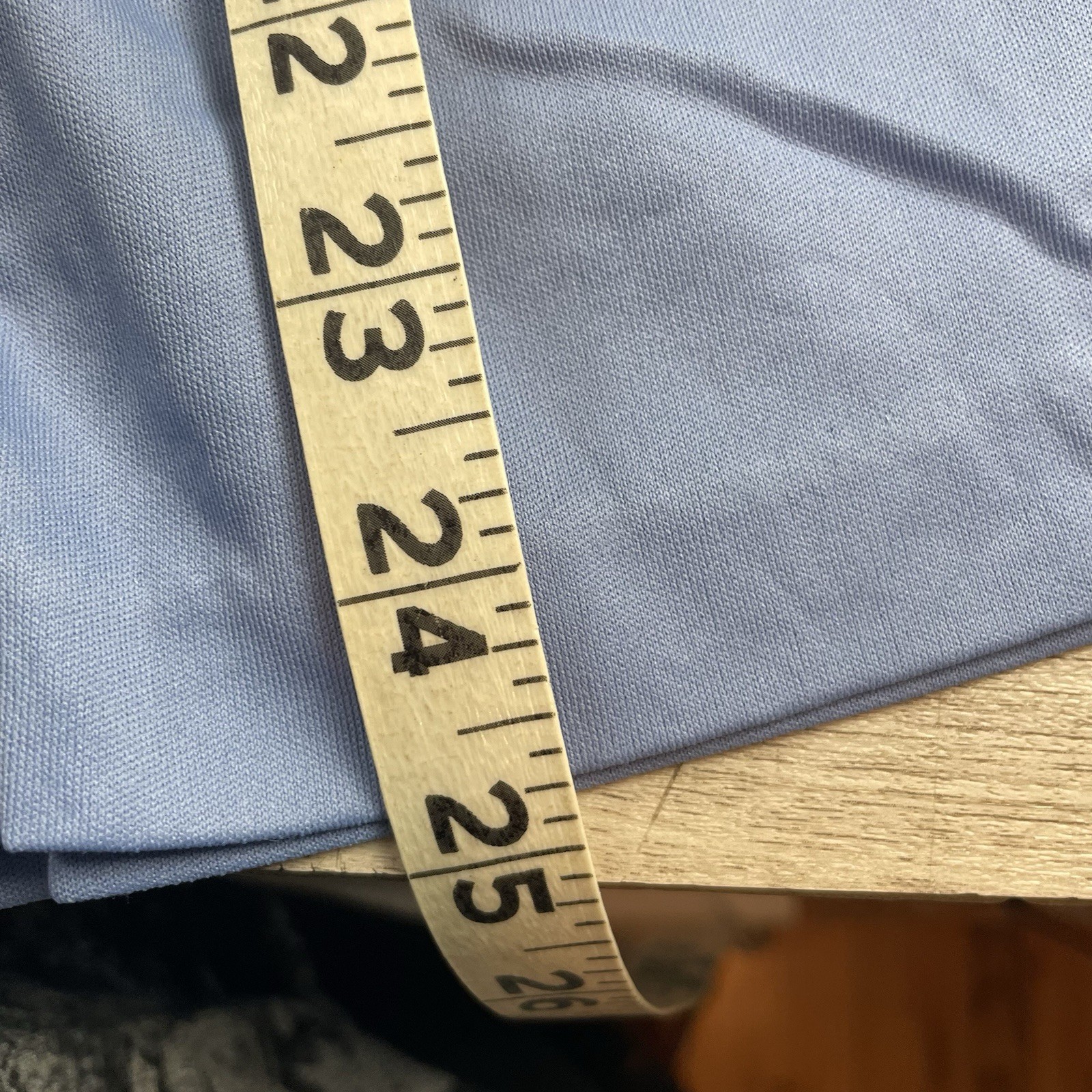 Vintage Hooper Associates Blue Button Top Long Sleeve Collared British Hong Kong