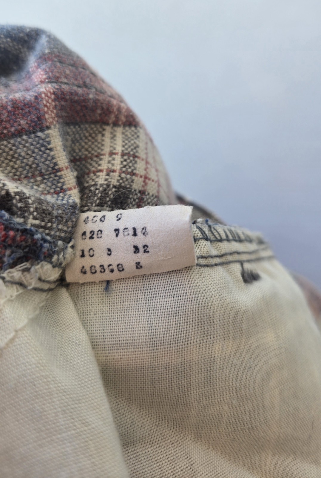VTG Levi’s Plaid Disco Pants Mens 60s 70s Flare Leg Trousers