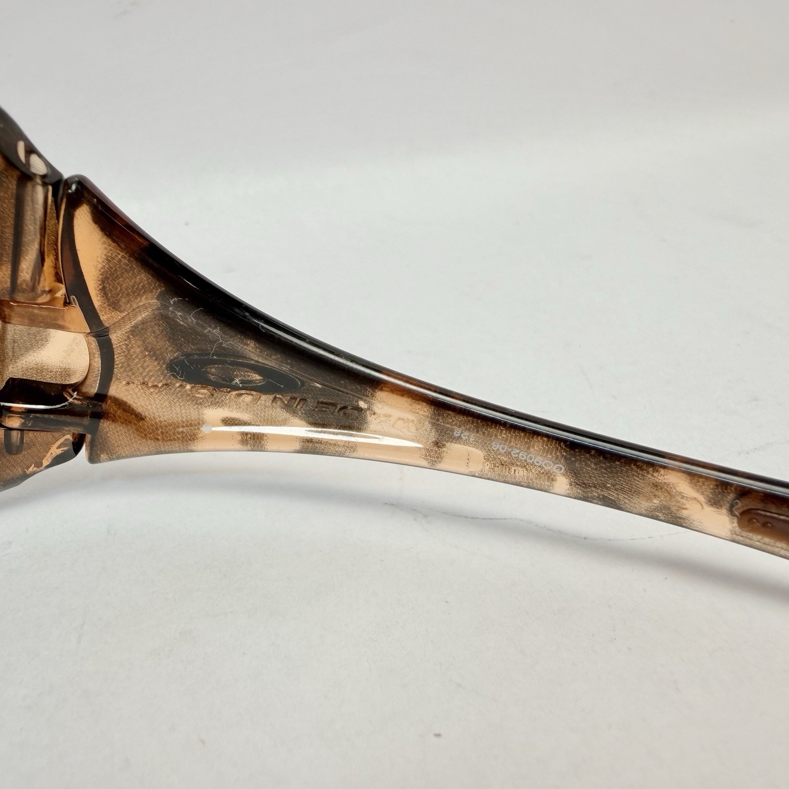 Oakley Forsake Tortoise Wrap Sunglasses USA Made One Piece Lens