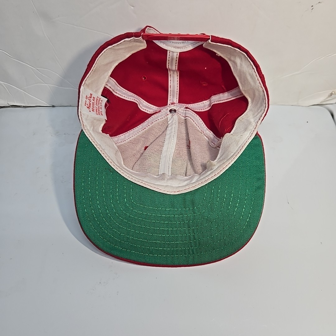Vtg Coach Goofy New Era Regular Snapback Flat Brim Hat Walt Disney Productions