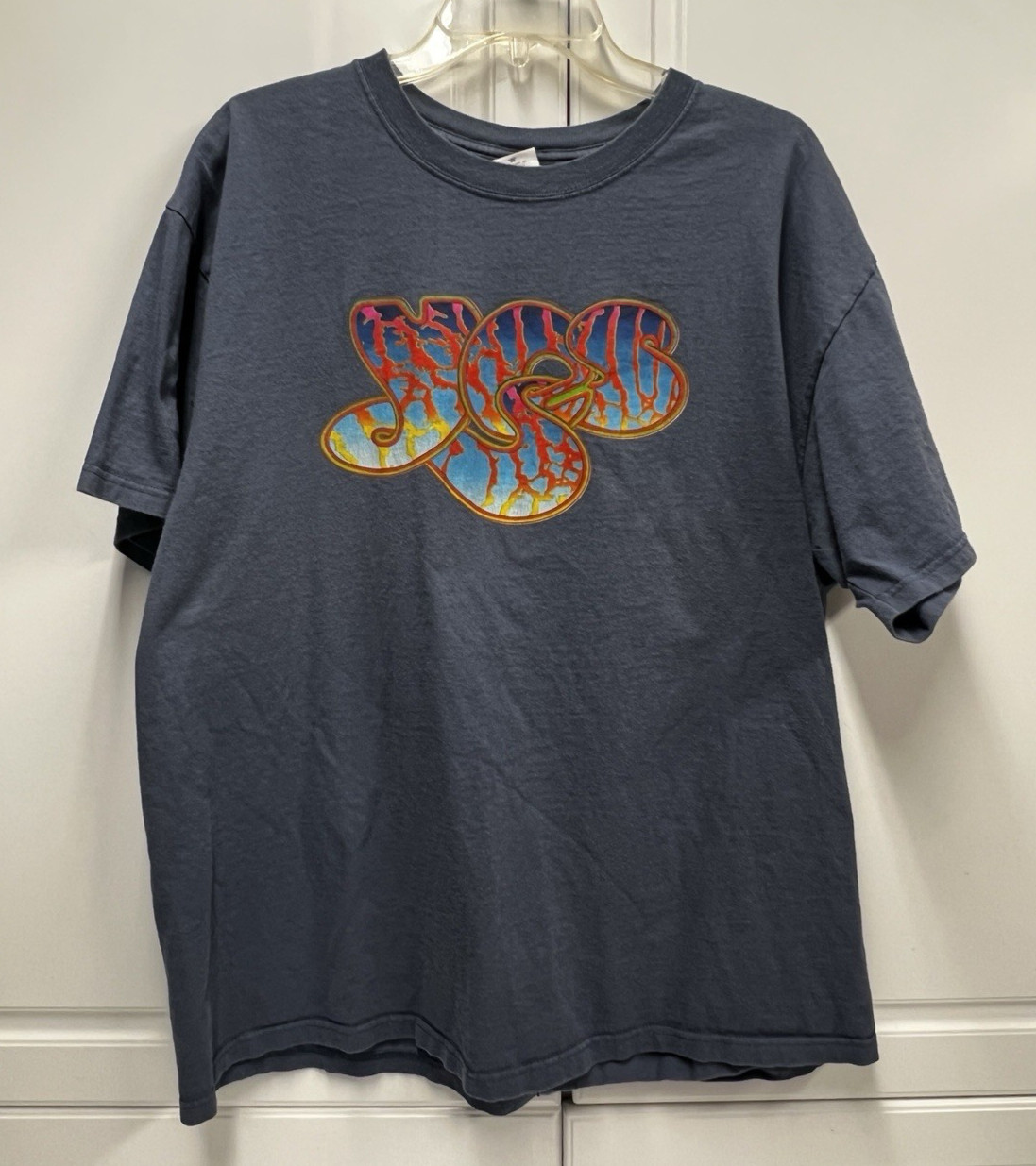 YES In the Present Tour 2008 Blue T Shirt – XL Band Tee