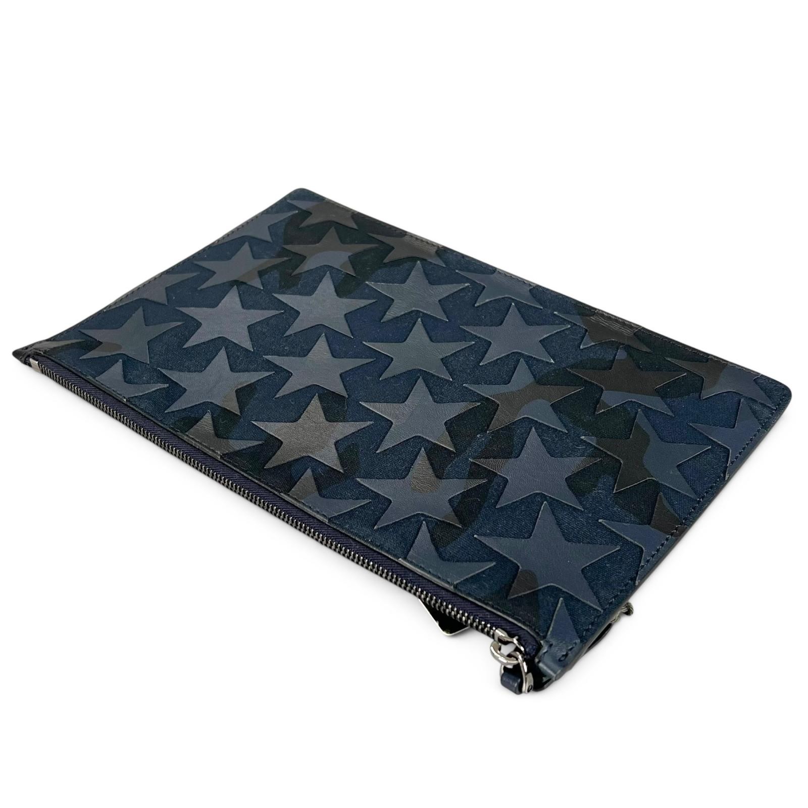 Valentino Garavani Camouflage Star Leather Clutch Bag – DUTY FREE