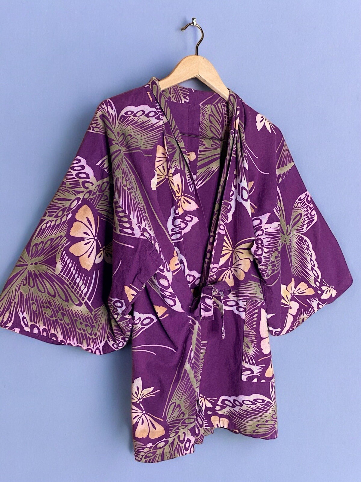 Vintage Art Nouveau style Butterfly Kimono Pants Set The Last Flapper S 1920s