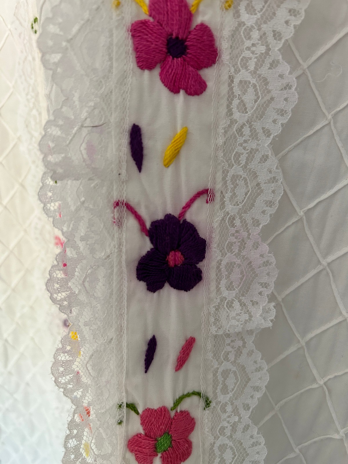 Authentic Vintage 1970s Mexican Hand Made Wedding Dress Small