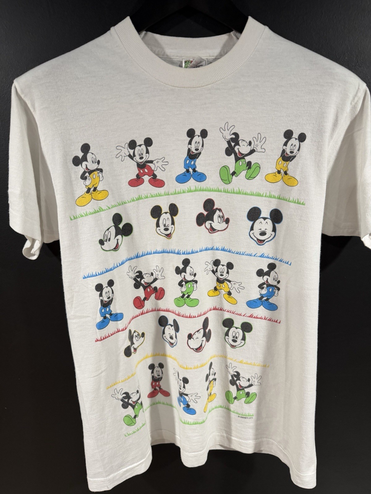 1990s Vintage Disney Mickey Mouse Single Stitch Cartoon Tee M