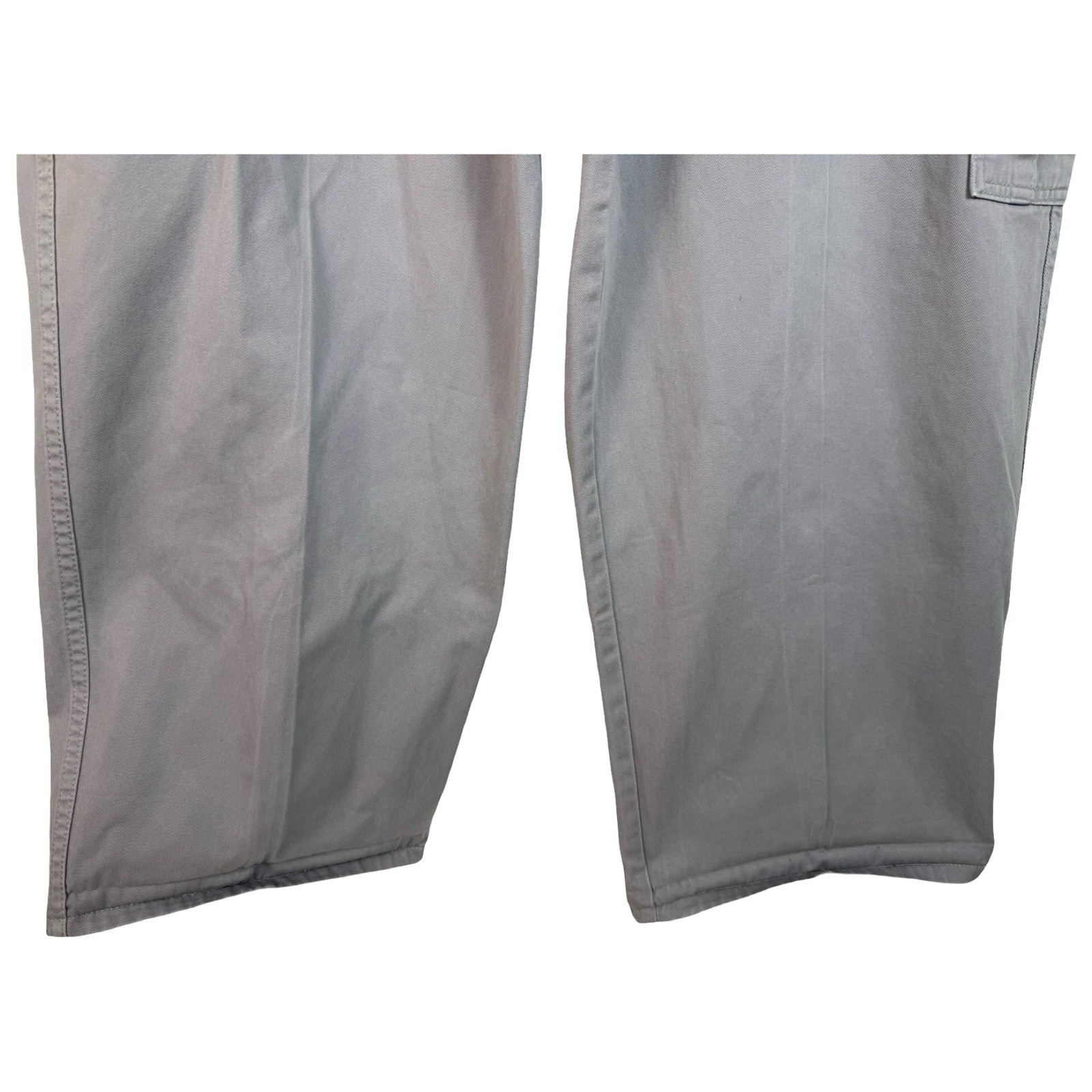 Vintage Interstate Baggy Wide Leg Cargo Pants JNCO Skate Y2K 44 Mens Gray