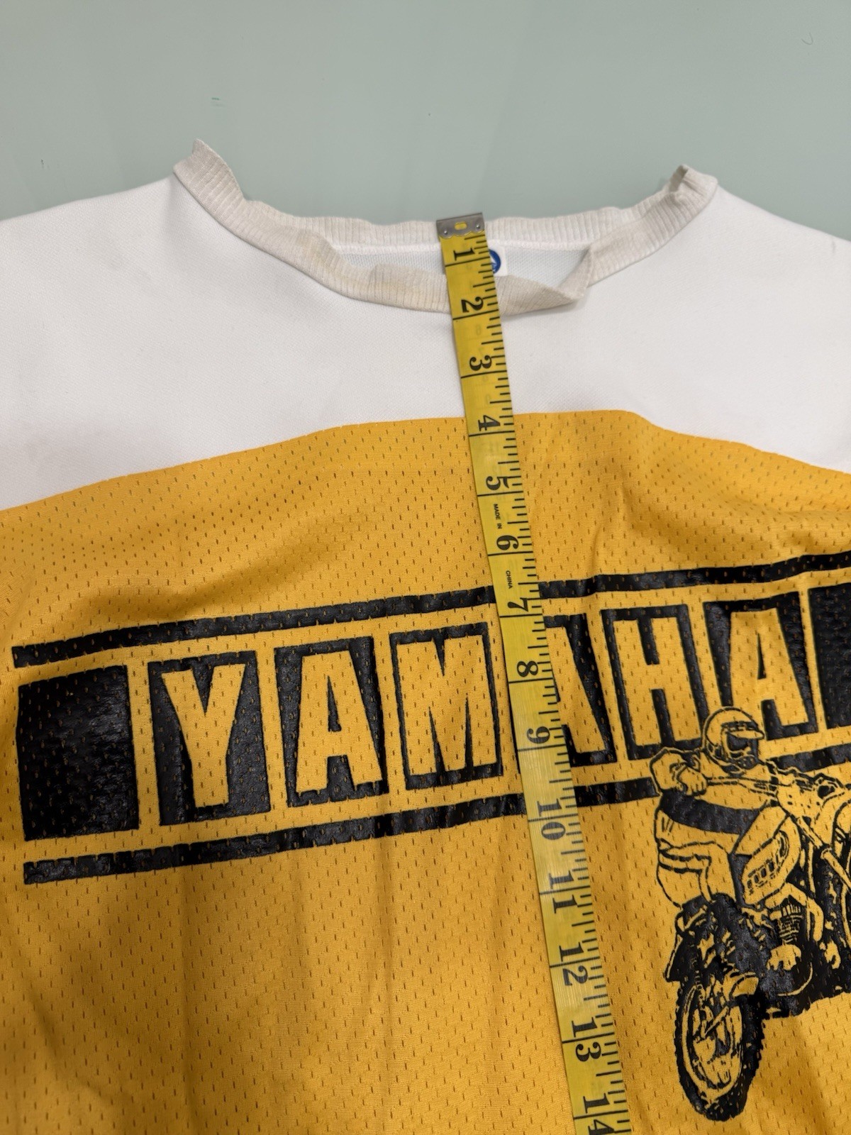 70’s YAMAHA MOTOCROSS MESH T-SHIRT Made in USA Size M ( See Pics )