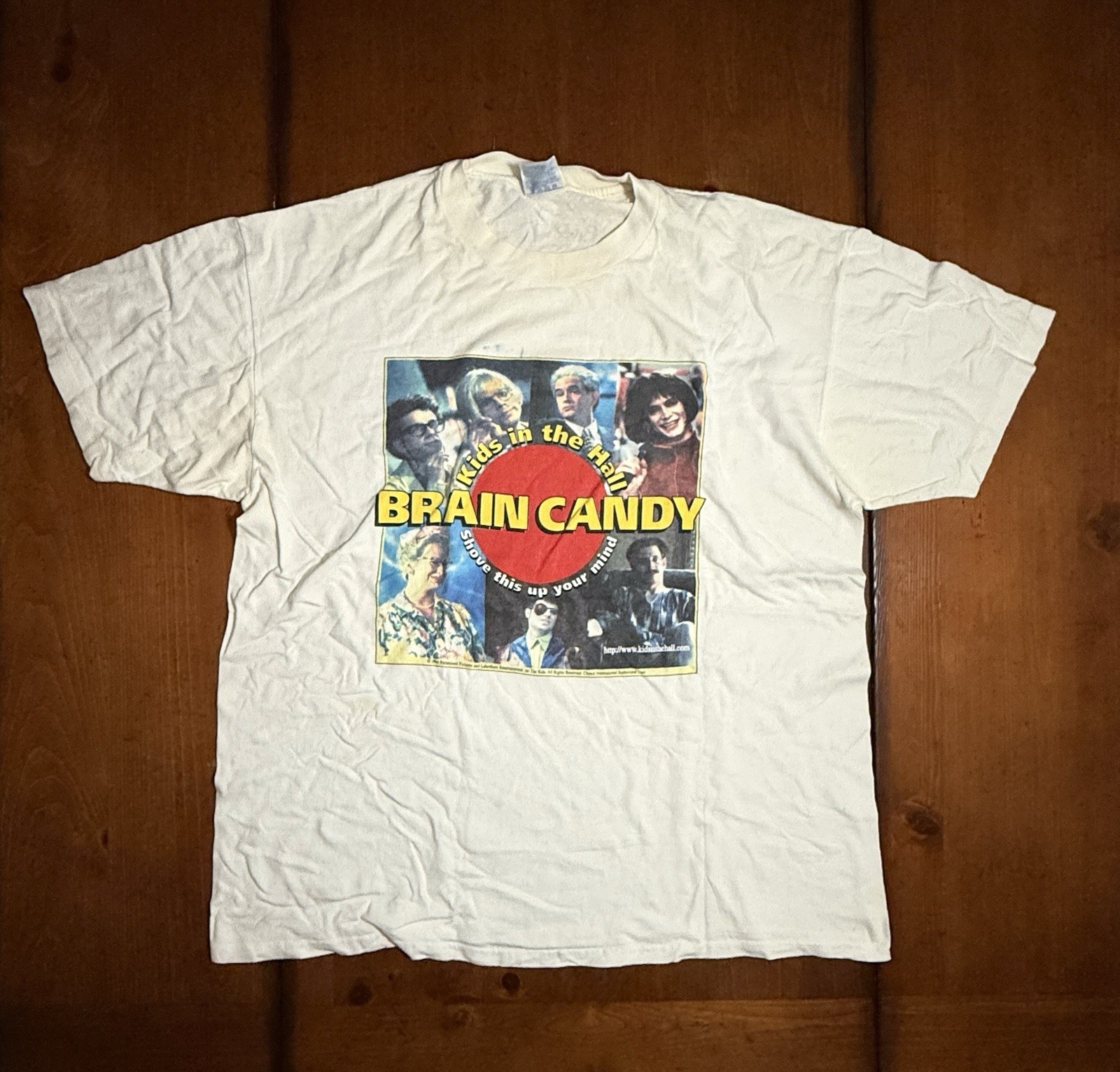 Vintage 90’s Kid’s In The Hall Brain Candy T Shirt 1996 Promotional XL Hanes