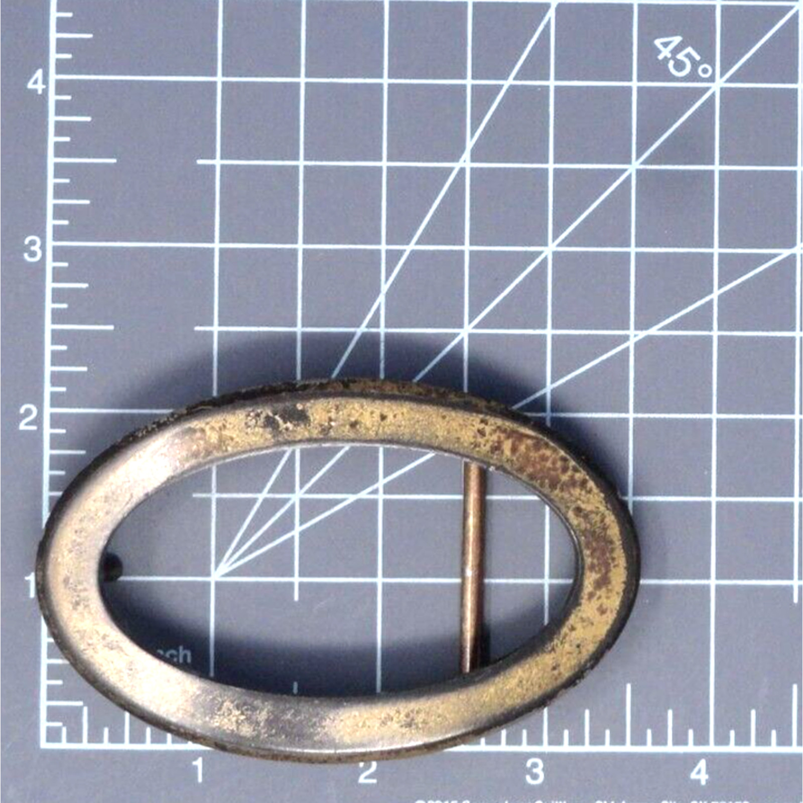 Western Sport O Belt Buckle Business Casual Unique Vtg Foster Weld .TYC345.A