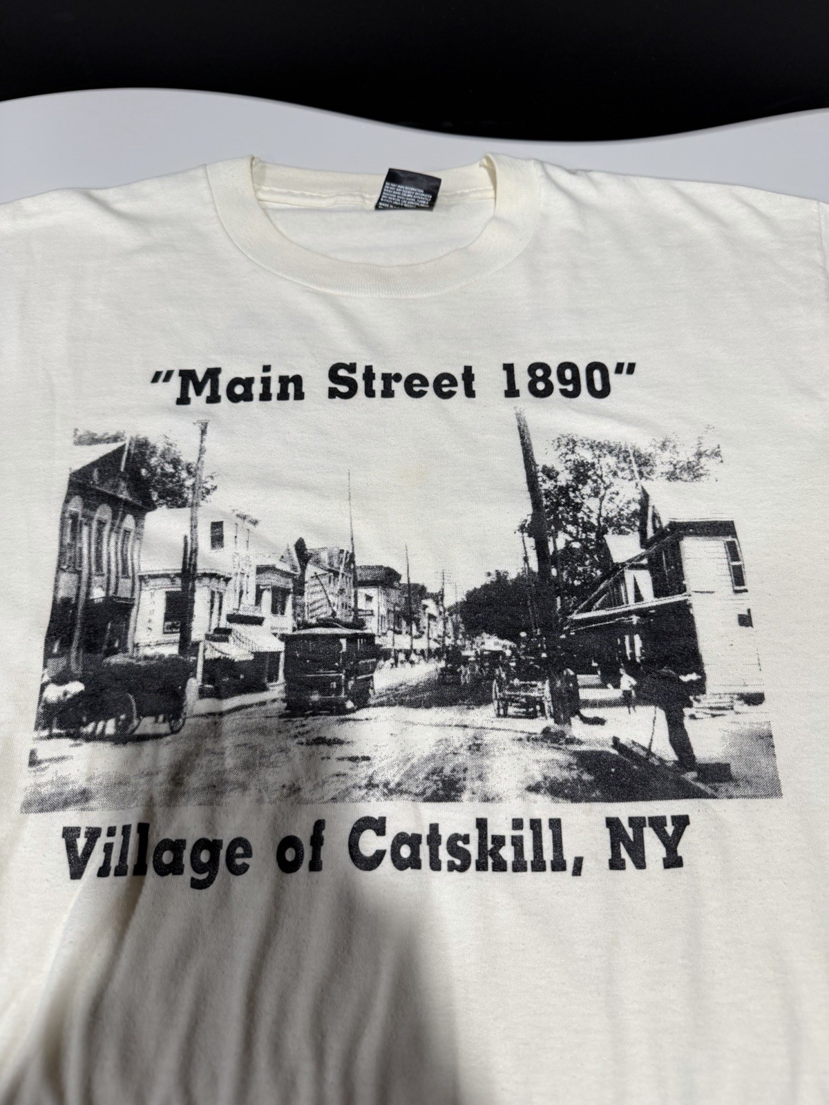 1995 Vintage New York Catskill Grunge Punk Single Stitch Tee L