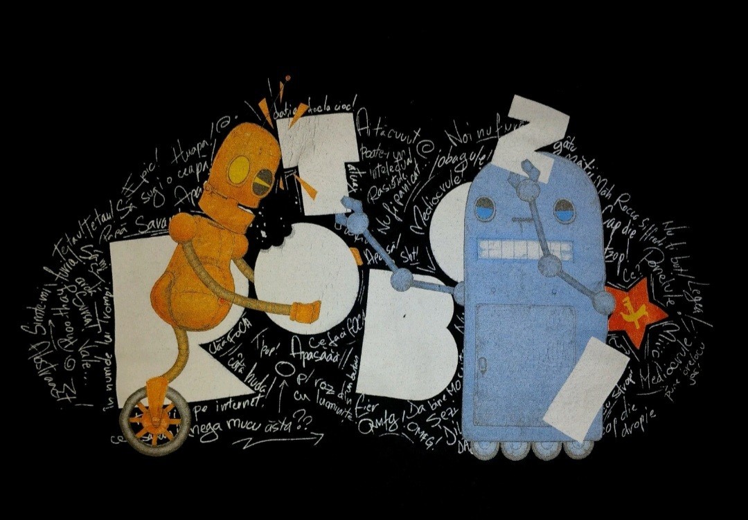 CREATIVE MONKEYZ Med ORIGINAL ROMAN SHIRT MADE IN ROMANIA RARE LIMITED EDITION