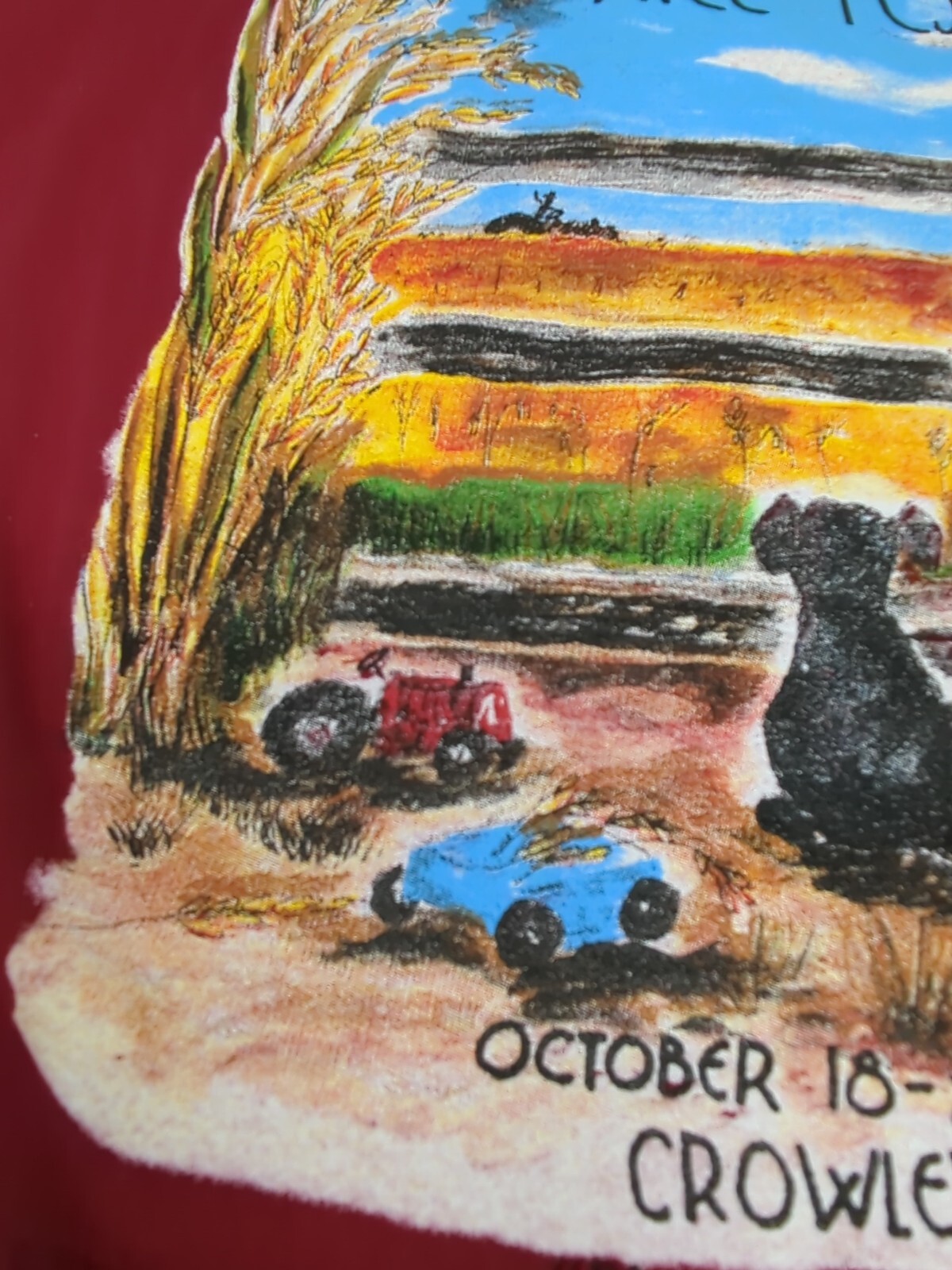 International Rice Festival 2007 71st Festival Crowley, Louisiana XL T-Shirt