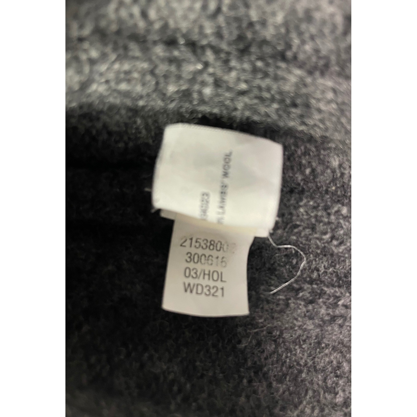 GAP Mens Sweater Large Gray 100% Lambswool Ribbed Knit Crewneck Pullover Vintage