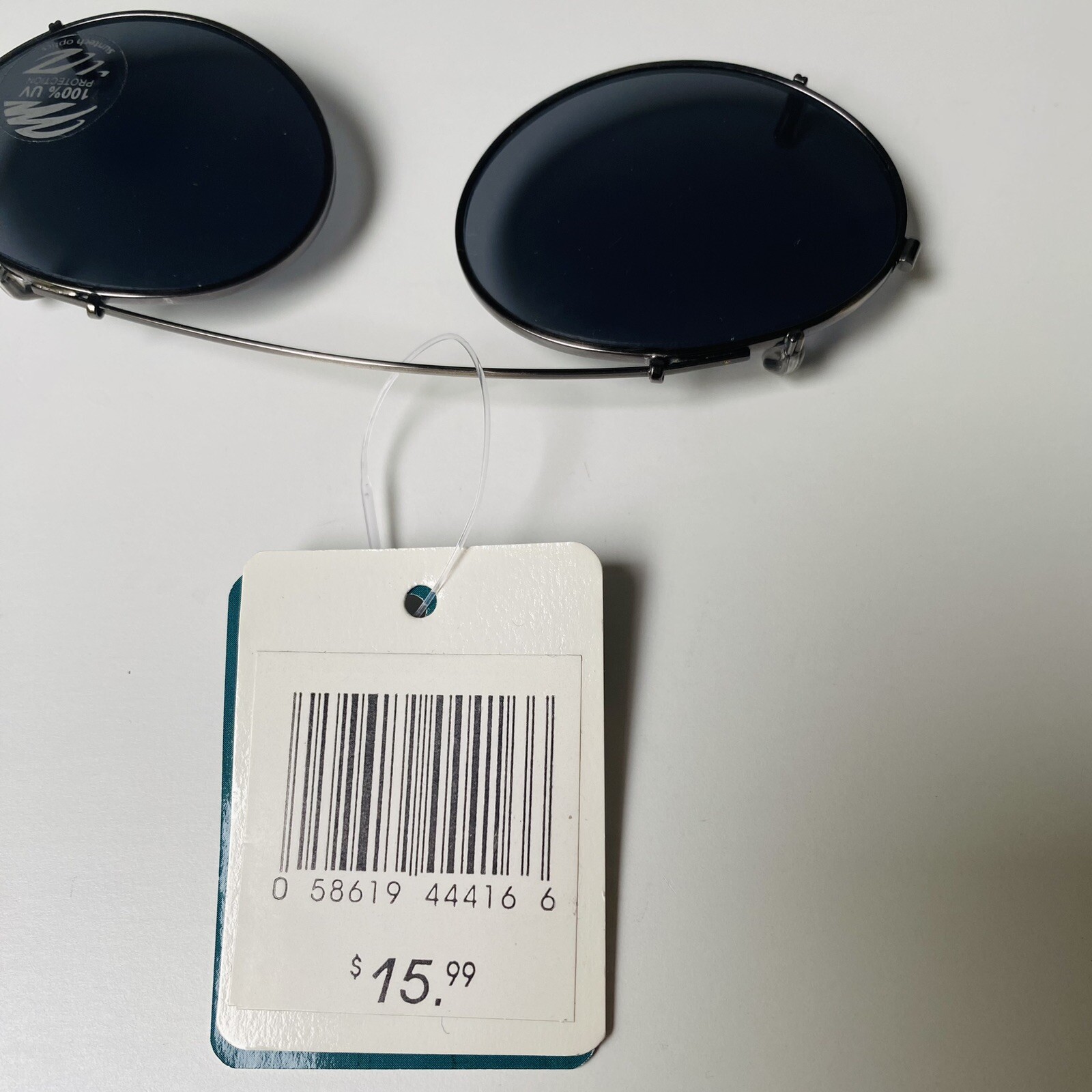 Suntech Optics Vintage Oval Clip-On 100% UV Protection Sunglasses Lens 40x50mm
