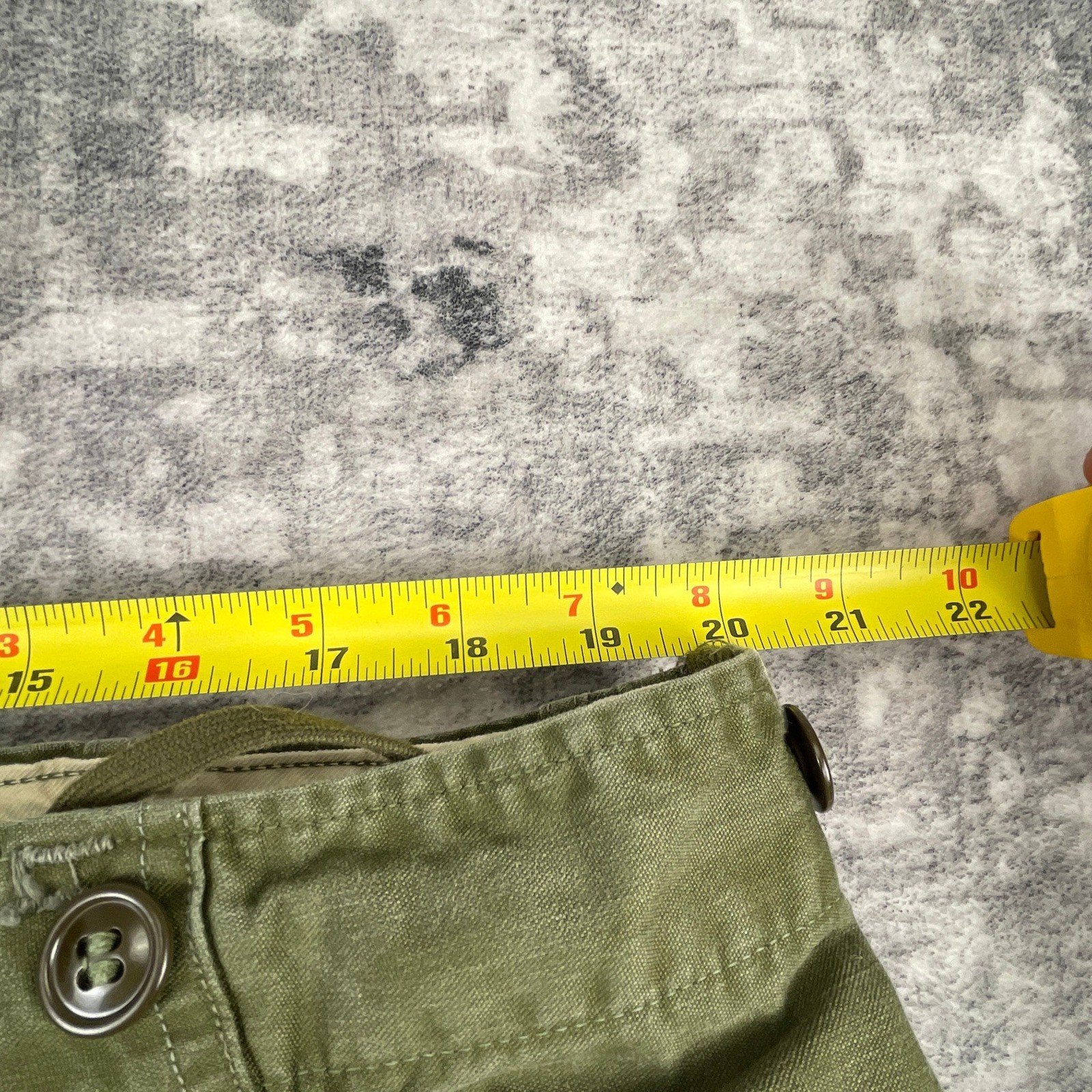 Vtg USGI Men 40×27 Paratrooper Pants Vietnam Era Solid Cotton Green Combat Cargo