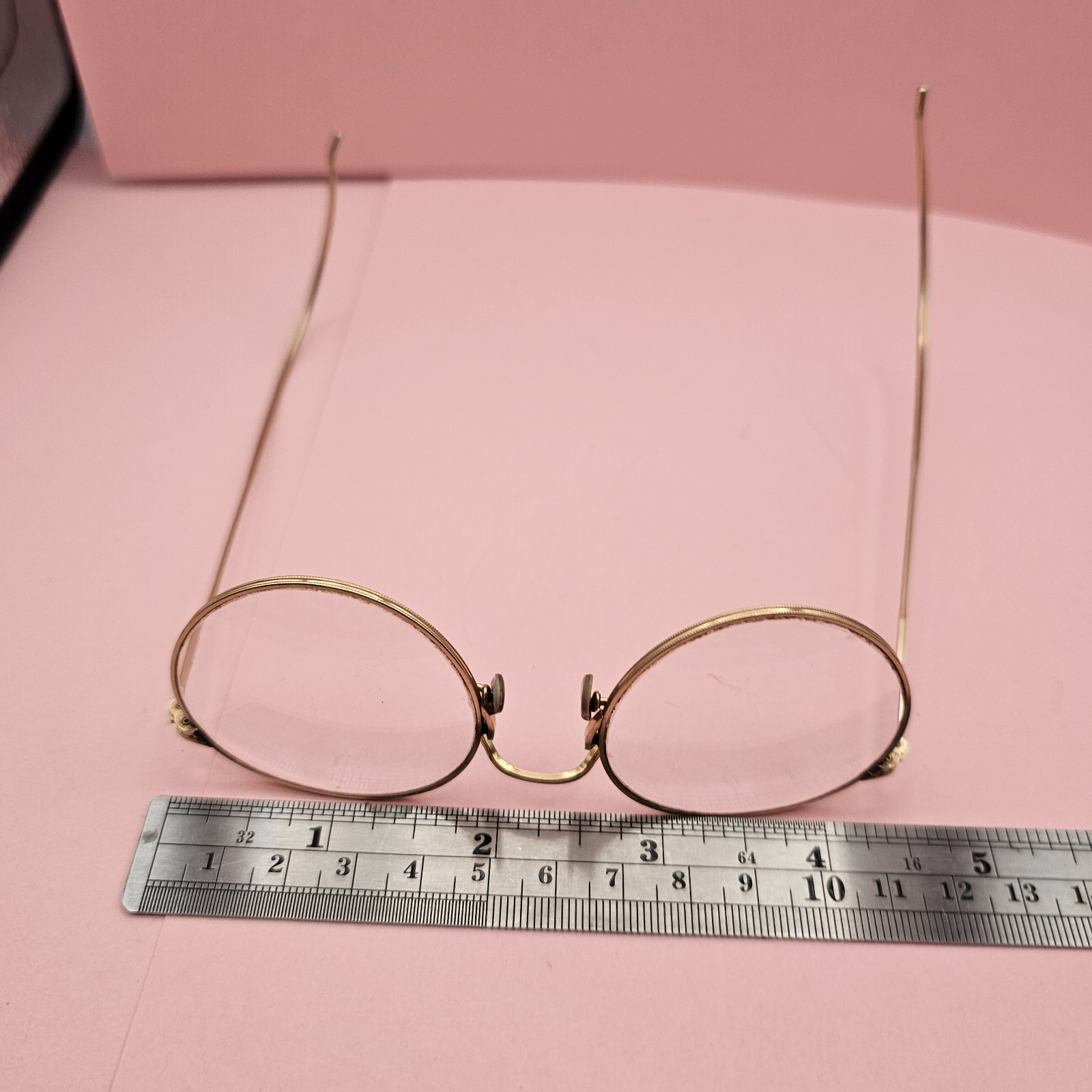 Vintage Glasses Round Fulvue FUL-VUE Eyeglasses 1/10 12KGF 12kt GF Gold Wire