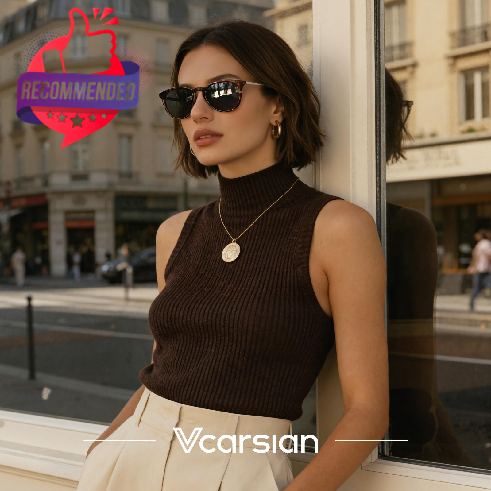 Polarized Sunglasses For Women Men- Vintage Round Sun Glasses Retro Trendy Style