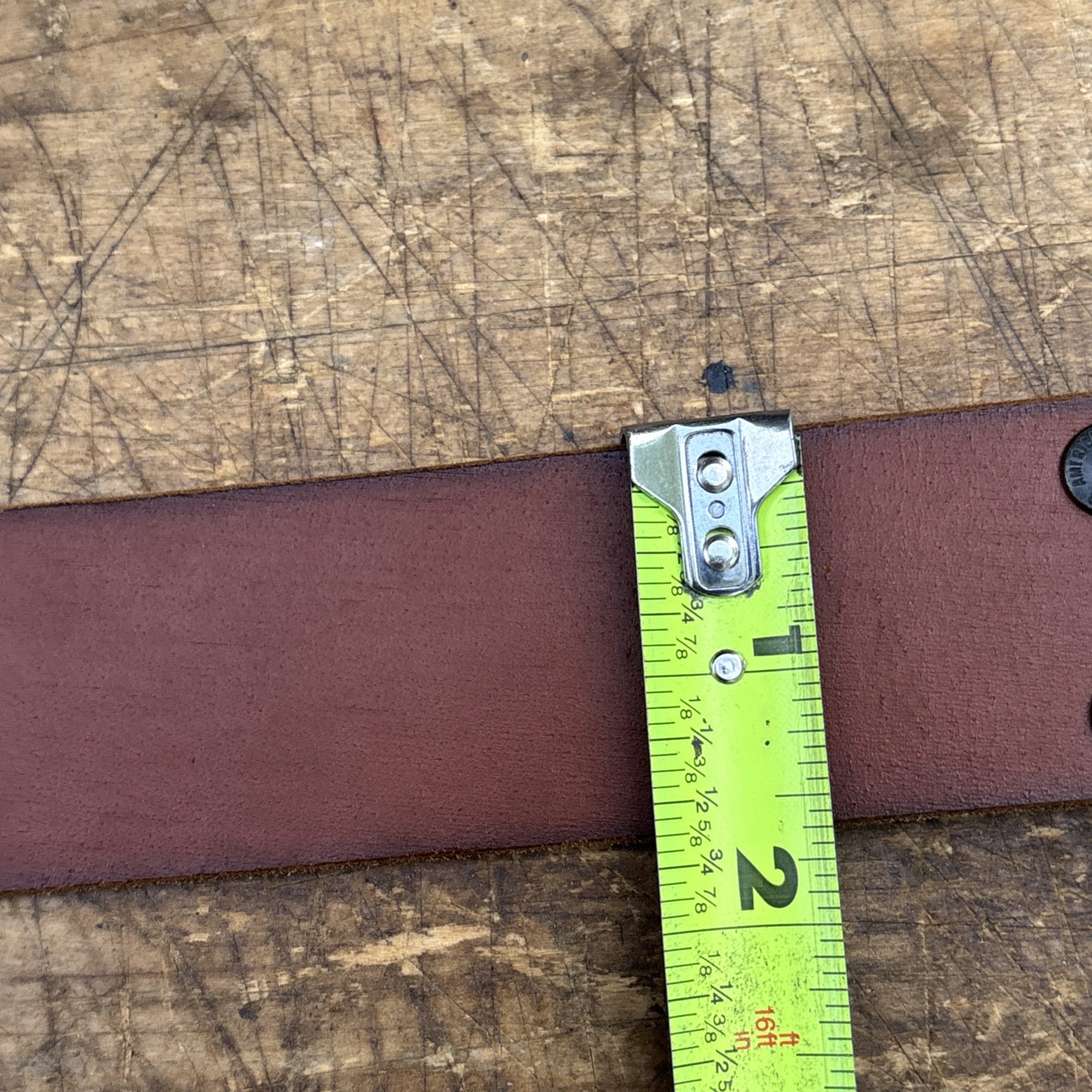Vintage American eagle Outfitters Brown Genuine Thick leather Belt