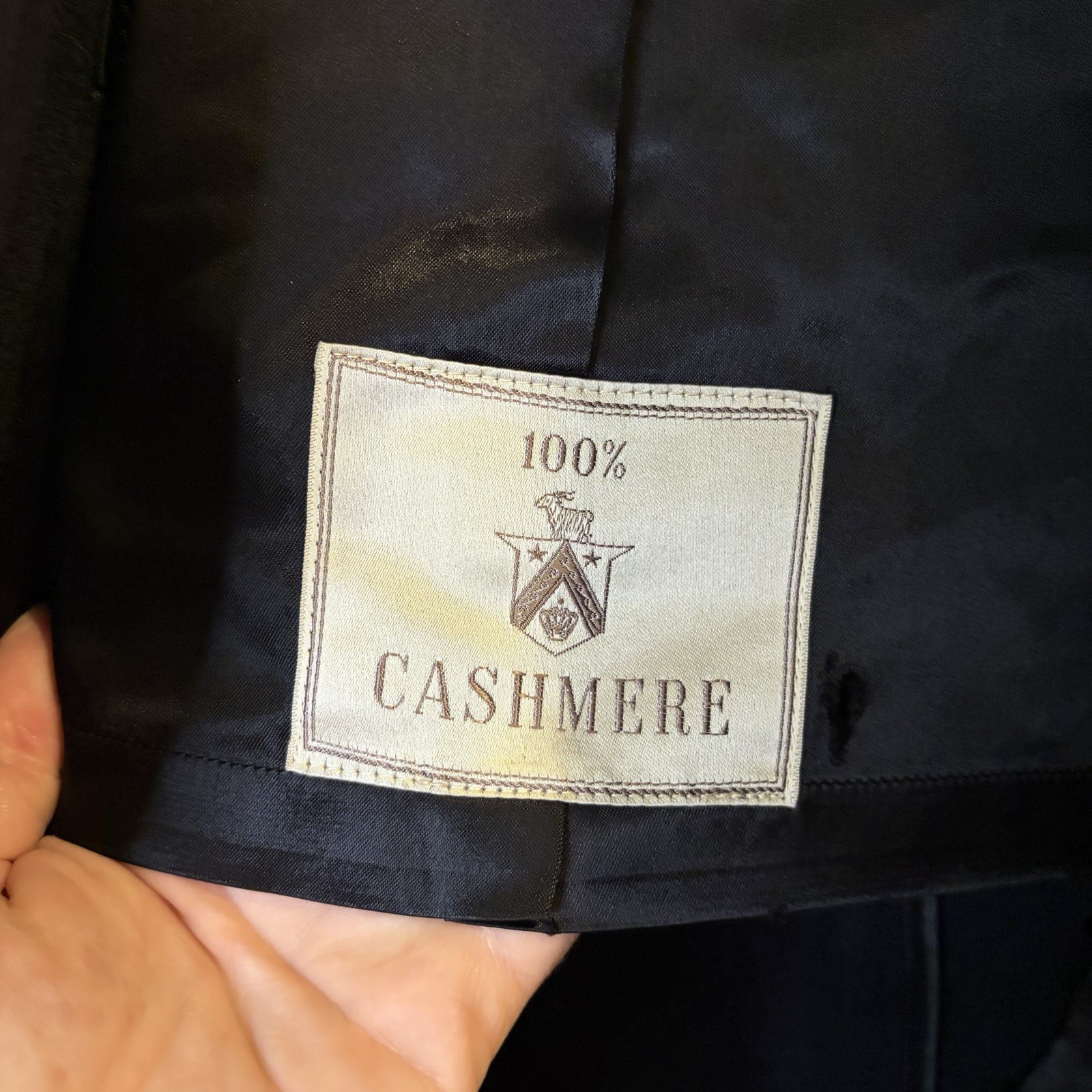 VTG RARE H. Freeman & Son Marshall Field & Company Cashmere Trench Coat Size 40