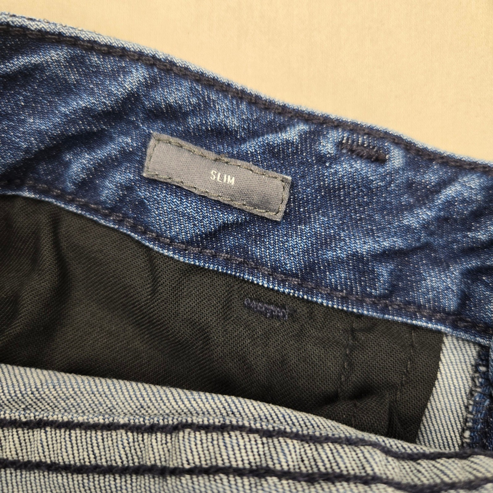 Bonobos Mens Blue Medium Wash Stretch Straight Leg Jeans 35×32 BNX-201 BLW36